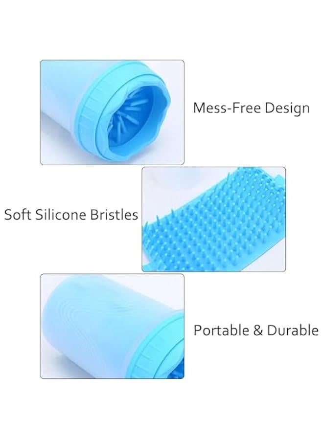 Dog Paw Cleaner Cup - Silicone Bristle Pet Paw Washer for Small, Medium, and Large Dogs  Cats | Easy-to-Use, Mess-Free Paw Cleaning Tool for Muddy Paws - Image 2