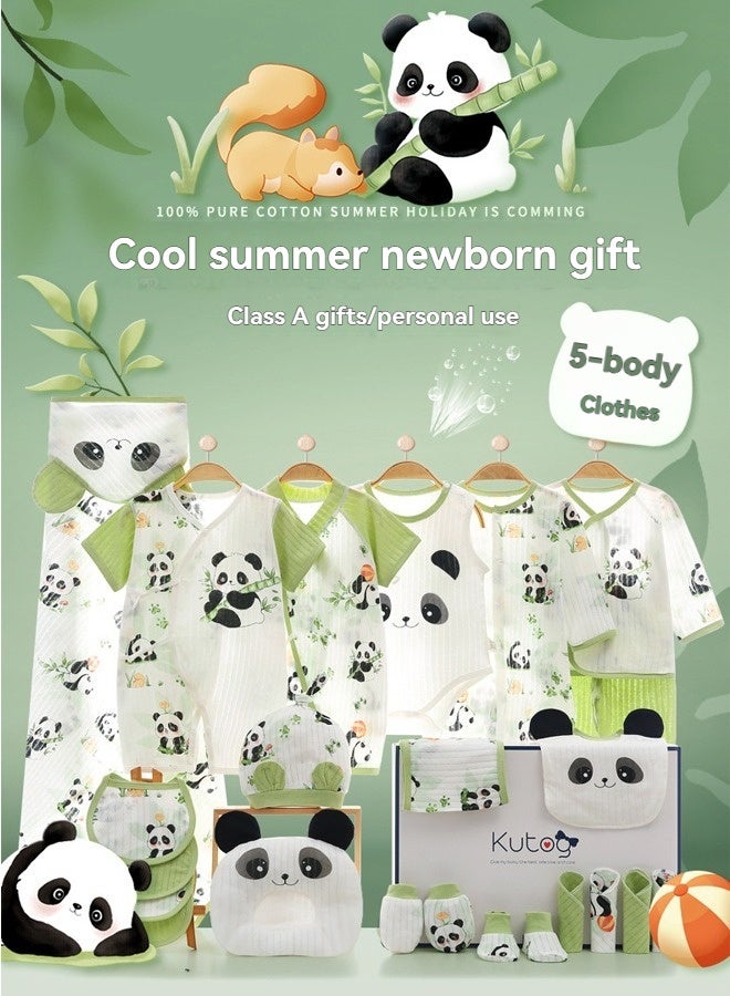 Beauenty 24PCS Newborn Baby Gifts Set, Newborn Layette Gift Set, Baby Clothes Accessories Set for Boys and Girls, Premium Cotton. - Image 2