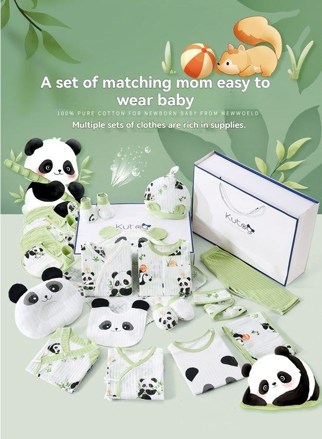 Beauenty 24PCS Newborn Baby Gifts Set, Newborn Layette Gift Set, Baby Clothes Accessories Set for Boys and Girls, Premium Cotton. - Image 5