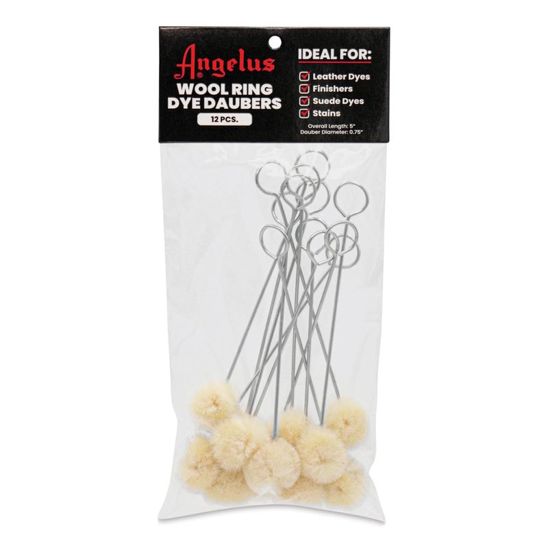 Angelus Wool Ring Dye Daubers Pack of 12 - Image 3