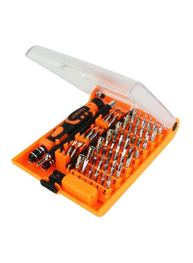NIBEMINENT 52-Piece Screwdriver Tools Set Silver/Black/Orange  - Image 1
