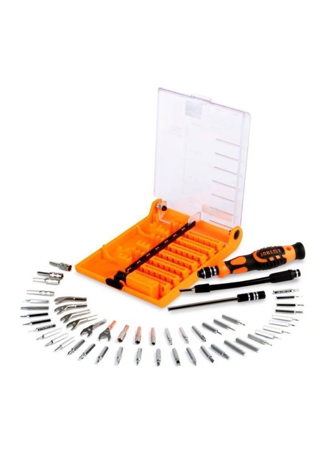 NIBEMINENT 52-Piece Screwdriver Tools Set Silver/Black/Orange  - Image 4