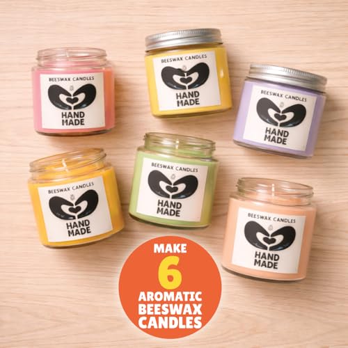 Kalakaram Aroma Beeswax Candle Kit | DIY Candle Making Craft Kit for Kids & Adults | Natural Scented Candles | Pure Beeswax | Candle Making Set | Handmade Candles for Girls Age, 9-11, 12-14 Years - Image 2