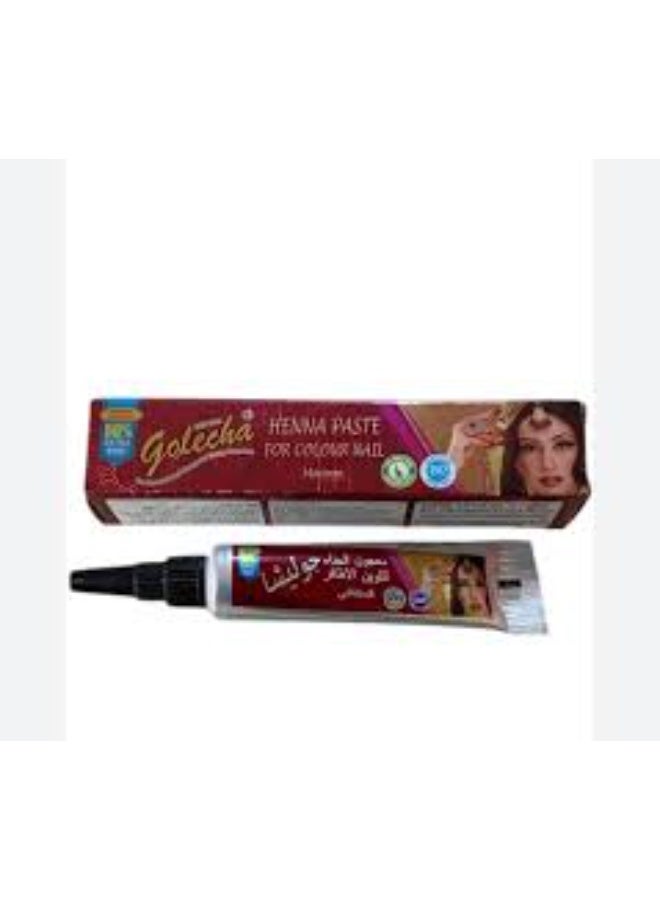 Chestnut henna for nail art by Golicha