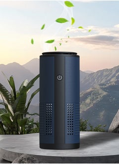 DUNISO Car Air Purifier USB Portable Desk Purifier Mini Home Odor Purifier with Efficient Silent Combination Filter for Home Bedroom Office Car  - Image 2