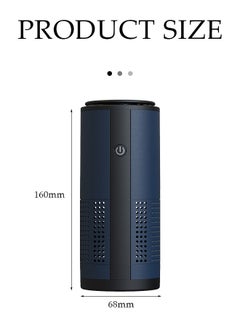 DUNISO Car Air Purifier USB Portable Desk Purifier Mini Home Odor Purifier with Efficient Silent Combination Filter for Home Bedroom Office Car  - Image 4