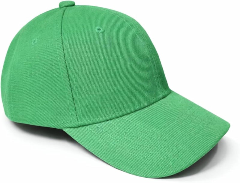 Classic Baseball Cap – Adjustable Cotton Cap for Men &amp; Women, Casual Everyday Hat for Sports &amp; Outdoor Use - Green