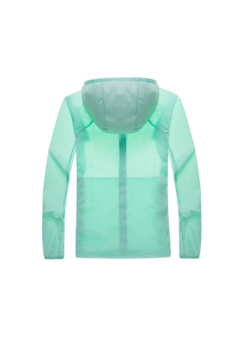 Loquat Women's Summer Breathable UV Protection Lightweight Sunscreen Green Clothing Printable Logo - Image 2