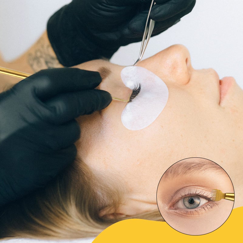 Sliverdew Lash Lift Tool,Professional Eyelash Separator Tool with Comb Lash Lift and Tint Kit Eyelash Lift and Tint Tool Stainless Steel Lash Perming Brush Lash Lift Comb Perming and Tinting Supplies - Image 5