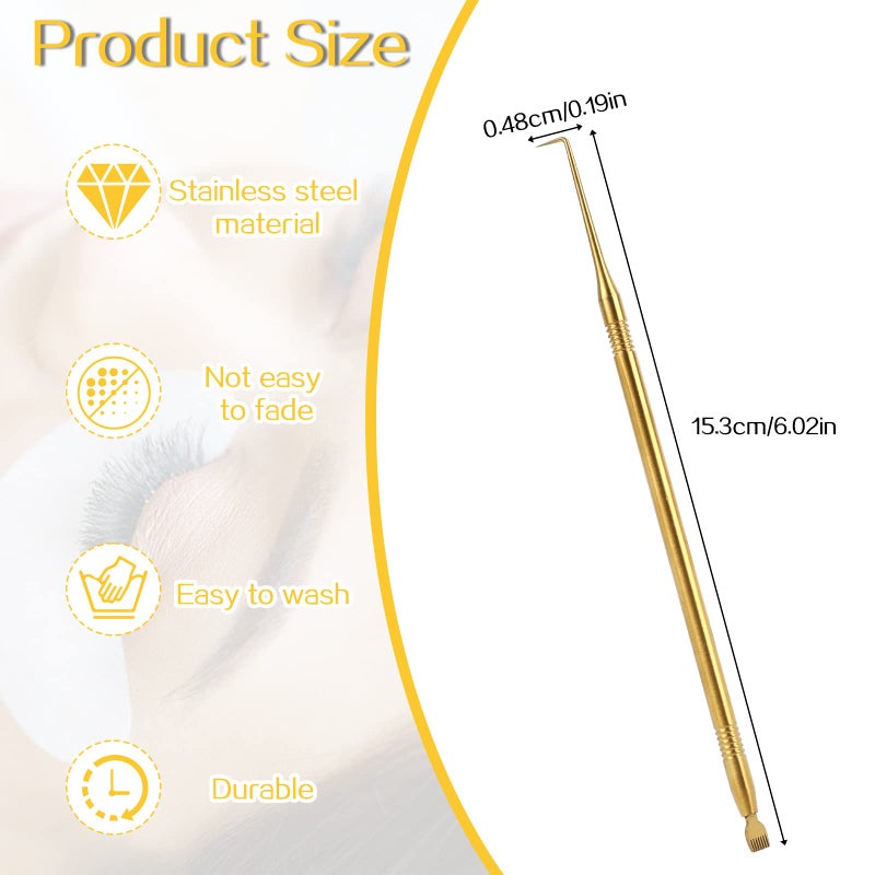 Sliverdew Lash Lift Tool,Professional Eyelash Separator Tool with Comb Lash Lift and Tint Kit Eyelash Lift and Tint Tool Stainless Steel Lash Perming Brush Lash Lift Comb Perming and Tinting Supplies - Image 2
