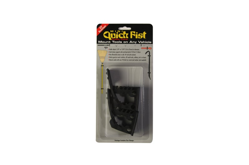 QUICK FIST Mini Clamp for mounting tools & equipment 5/8' - 1-3/8' diameter, 2 Count (Pack of 1) - 30050 - Image 1