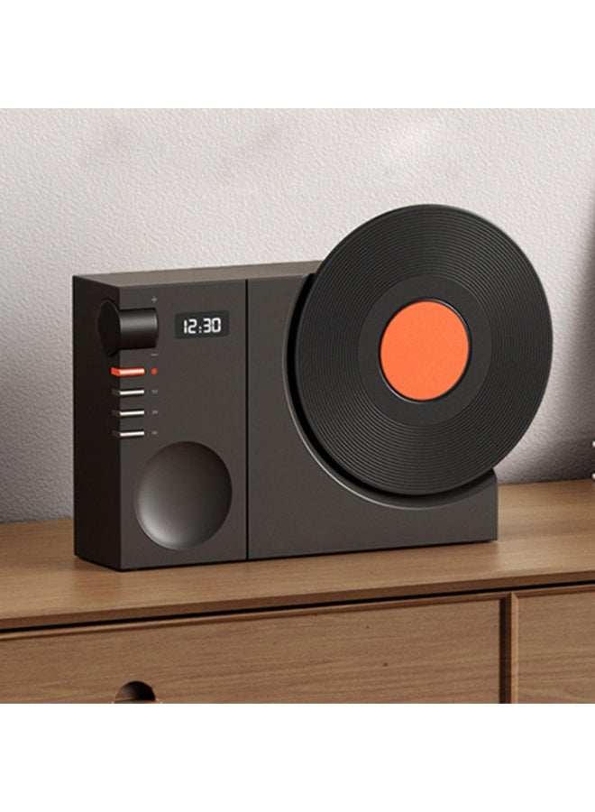 Retro Bluetooth Speaker, Turntable Vintage Record Player Bluetooth Speaker, Old Fashioned Classic Phonograph Speaker Record Player, Cute Look Creative Gift for Office Home Decor - Image 3