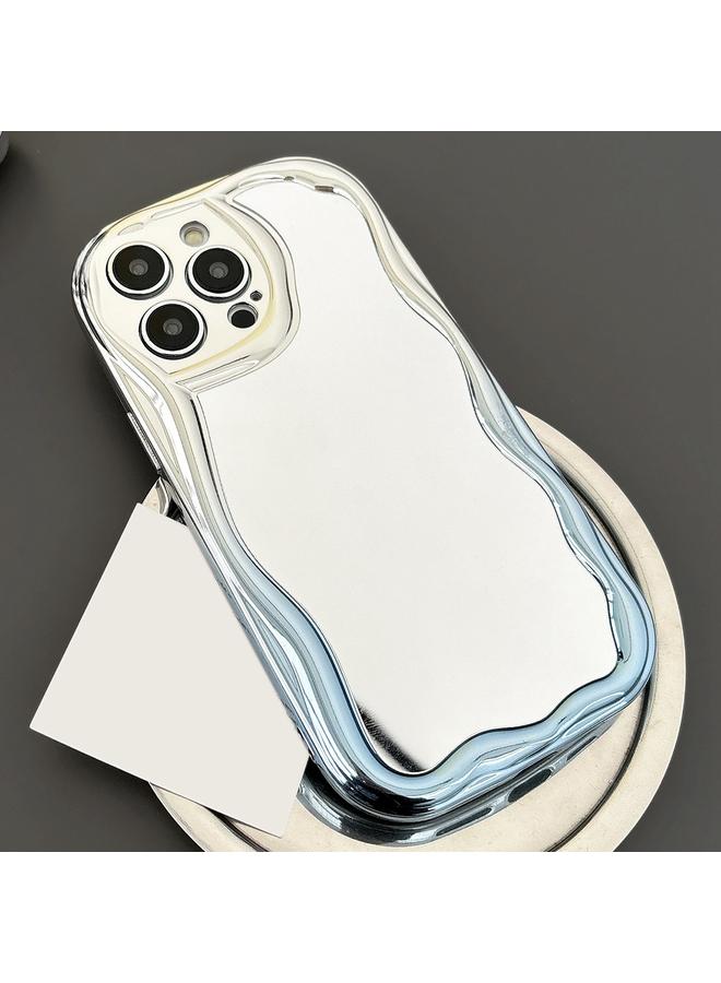 S-TOP Case For iPhone 14 Pro Max Gradient Wave Mirror TPU Phone Case - Image 1