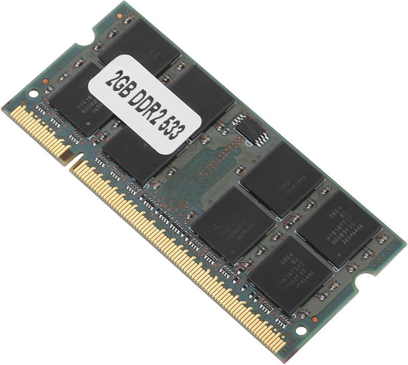 ذاكرة كمبيوتر محمول بسعة 2 جيجابايت من نوع DDR2 بتردد 533 ميجاهرتز و 200 دبوس، وحدة DDR2 PC2-4200 لألواح أم إنتل، ذاكرة عالية السرعة بجهد منخفض 1.8 فولت لترقيات الحوسبة اليومية. - Image 4