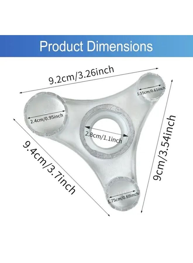 1pc 8 In 1 Universal Triangle Faucet Aerator Removal Wrench Tool For Kitchen Bathroom - Image 3