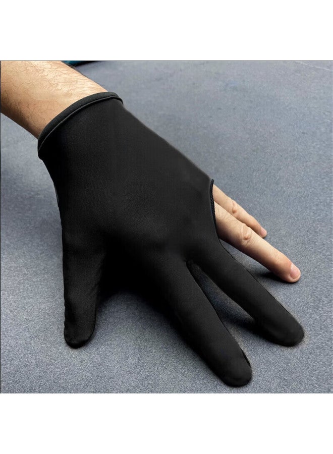 Invui Billiard Gloves, Suitable For Both Left And Right Hands, Three-finger High-elasticity Non-slip Pool Accessories, One Size Fits All, 15 Pieces Per Pack - Image 5