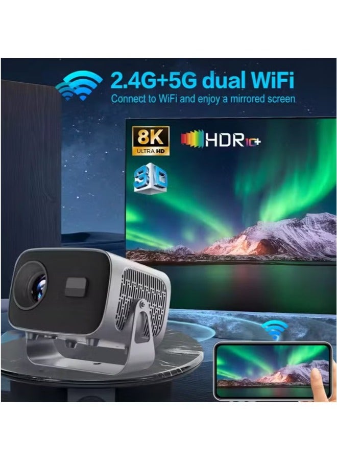 Portable Mini Projector Home Theater 3D LED Cinema Smart TV Home Audio Video Support Full HD 720P Video Beam Projector - Image 2