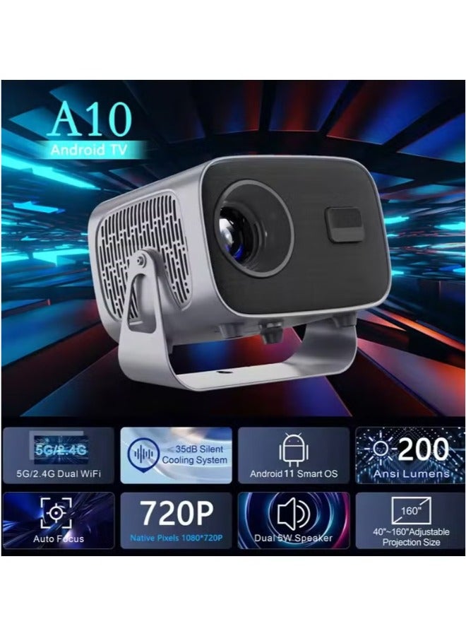 Portable Mini Projector Home Theater 3D LED Cinema Smart TV Home Audio Video Support Full HD 720P Video Beam Projector - Image 3