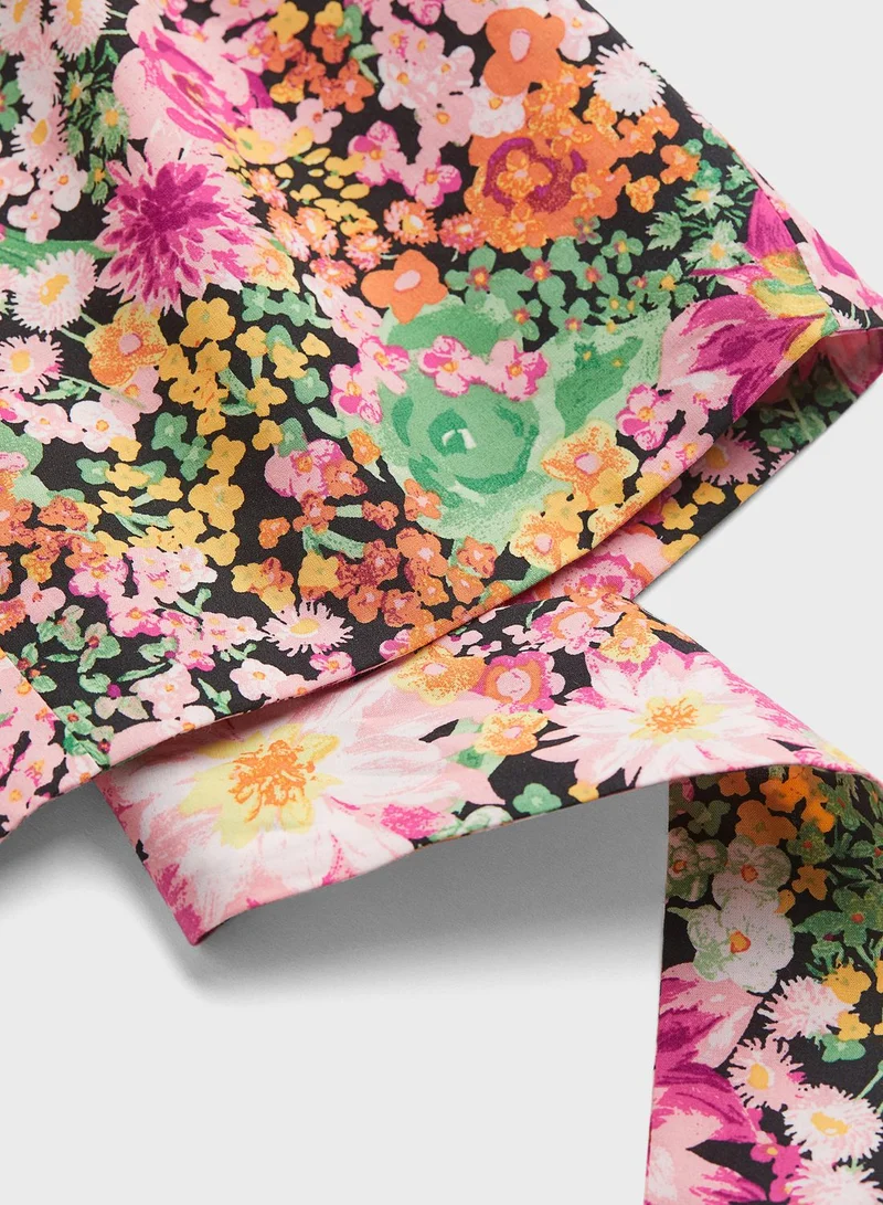 اتش اند ام Floral Halter Neck Top