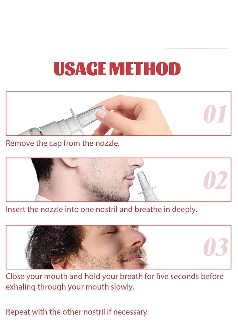 SOUTH MOON Headache Relief Spray, Migraine Relief Nasal Inhaler, Natural Stress Relief Spray, Headache Relief Aromatherapy, Anti-Anxiety Spray, Nasal Body Spray, Anxiety Relief for Adults 30ml  - Image 5
