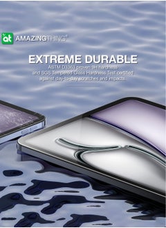 AMAZINGthing Radix iPad AIR 13 inch M2 (2024) Screen Protector Tempered Glass with Defend Edge technology - Clear  - Image 2