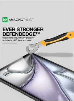 AMAZINGthing Radix iPad AIR 13 inch M2 (2024) Screen Protector Tempered Glass with Defend Edge technology - Clear  - Image 4