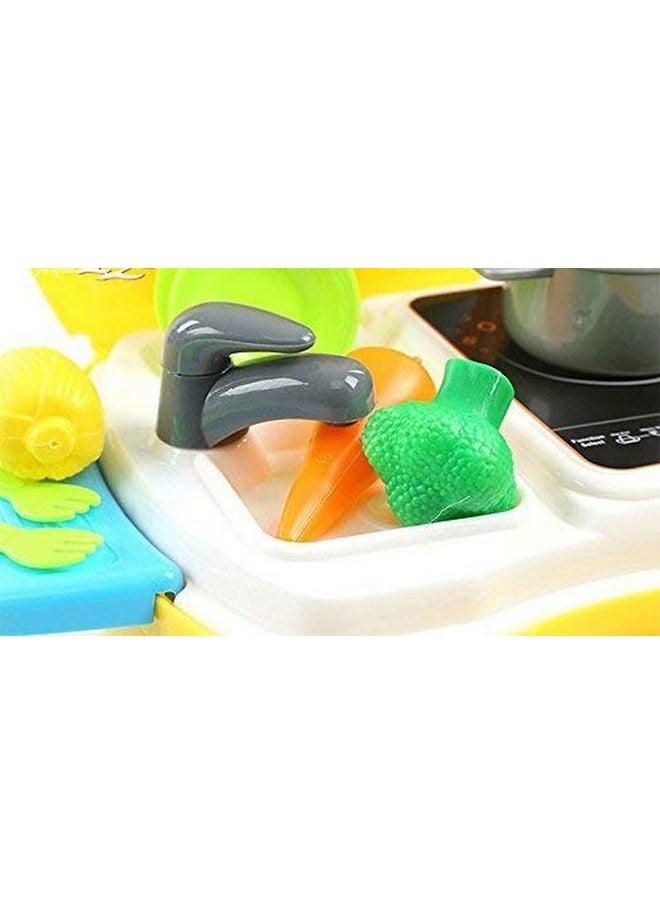 LUCID...We Build Relations LUCID...We Build Relations Kitchen Cooking Set for Kid Chef - 26 Piece Suitcase for Girls (2+ Year), Little Miniature Utensils Playset, Non-Toxic Plastic Toy Gift Briefcase Game  - Image 5