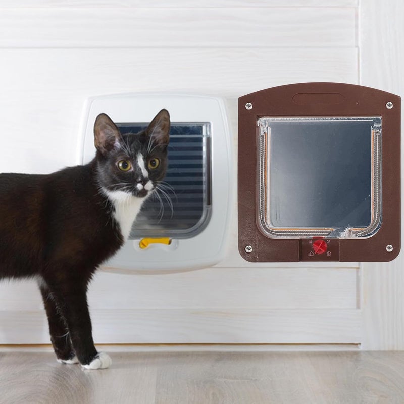Nationwide delivery Adjustable Cat and Dog Door for Windows with Lock Dual-Way Pet Access, Coffee Color, Wear-Resistant Flap Suitable for Small Dogs and Indoor Cats General need oriented design Space saving design picks Shop & home all-space compatible Local inventory listed item Market popular practical build Assorted color options Cost effective upgraded craftsmanship Global mainstream design picks Batch consistent craftsmanship Long term heavy use compatible Indoor outdoor all-purpose fit Long use oriented quality Public demand affordable quality Reliable daily use design Different assemble options Certified local stock Varied dimensions Locally packed stock Condition adaptive build Tiered purchase options All storage space compatible General purpose premium build Local available supply Reinforced edge - Image 5