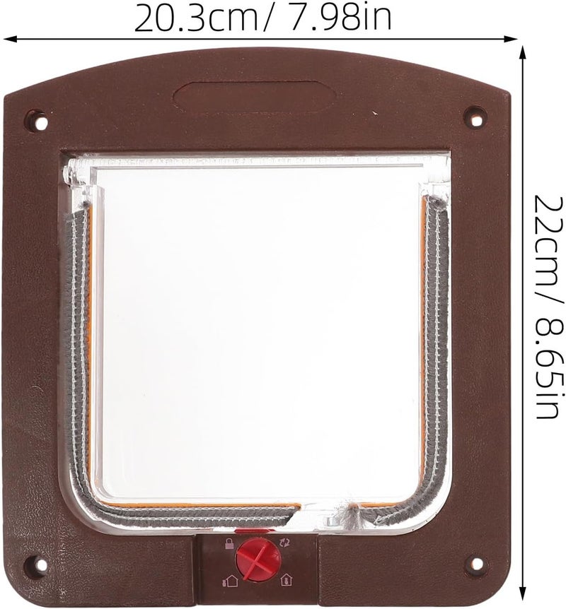 Nationwide delivery Adjustable Cat and Dog Door for Windows with Lock Dual-Way Pet Access, Coffee Color, Wear-Resistant Flap Suitable for Small Dogs and Indoor Cats General need oriented design Space saving design picks Shop & home all-space compatible Local inventory listed item Market popular practical build Assorted color options Cost effective upgraded craftsmanship Global mainstream design picks Batch consistent craftsmanship Long term heavy use compatible Indoor outdoor all-purpose fit Long use oriented quality Public demand affordable quality Reliable daily use design Different assemble options Certified local stock Varied dimensions Locally packed stock Condition adaptive build Tiered purchase options All storage space compatible General purpose premium build Local available supply Reinforced edge - Image 2