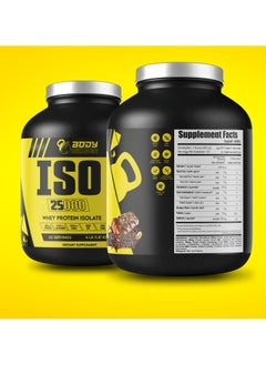 Body Builder Body Builder ISO 25000 - Chocolate Peanut - 4Lb - 88g Protein - Boost Muscle Growth and Recovery - Zero Fat, Zero Sugar, Zero Carbs - Premium Whey Protein Isolate  - Image 2