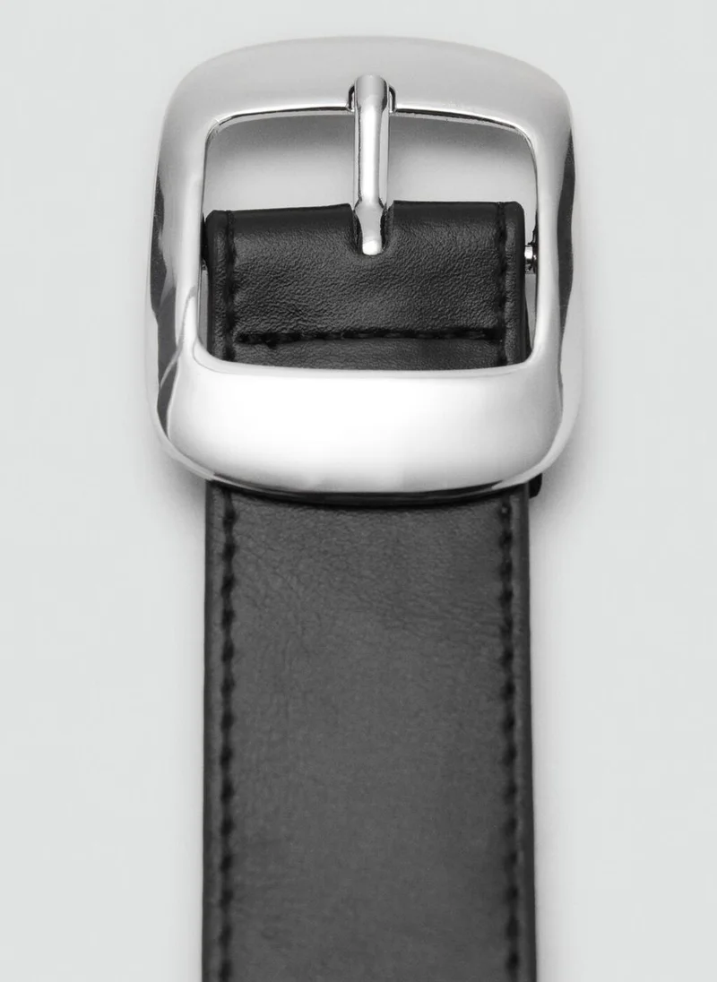 MANGO  Square buckle belt for Women | Best Price UAE