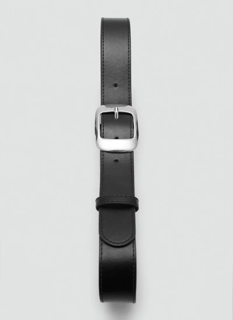 MANGO  Square buckle belt for Women | Best Price UAE