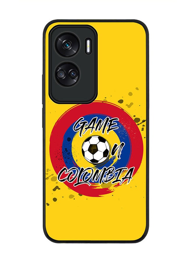 Stylizedd - Rugged Black edge case for Honor 90 Lite  5G  Honor X50i 5G, Slim fit Soft Case Flexible Rubber Edges Anti Drop TPU Gel Thin Cover -  Game on Colombia - Image 1