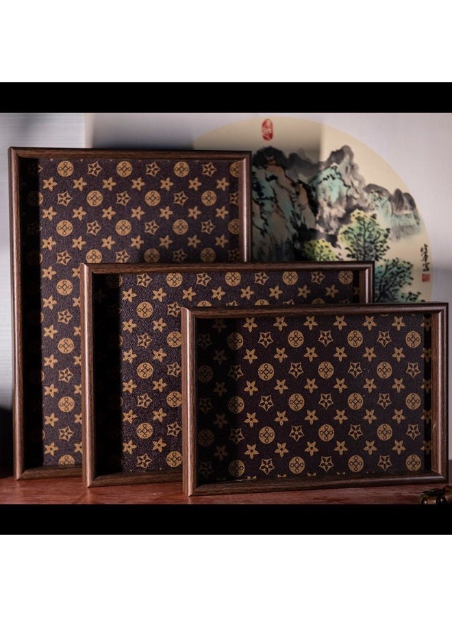 Wooden tray set, 3 sizes - Image 1