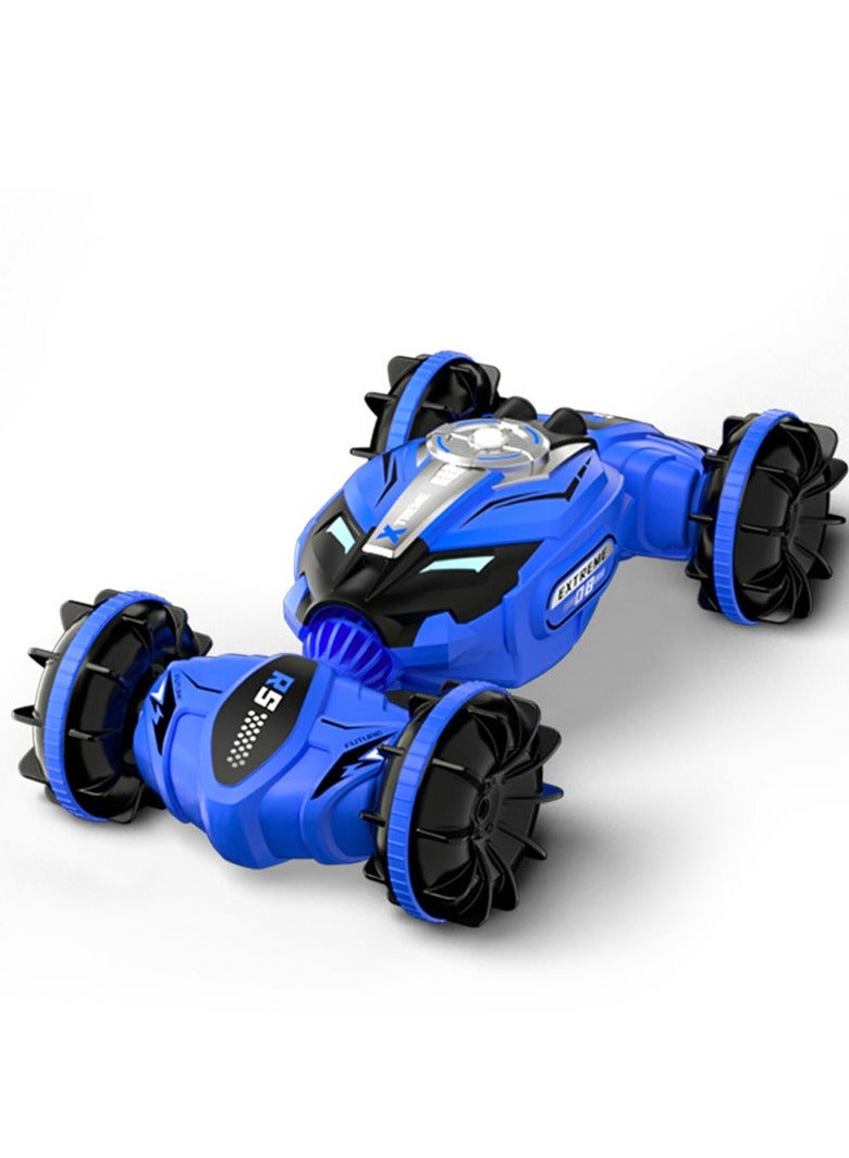 JJRIC Remote Control Amphibious Twisted Car for Children, Four wheel Drive, Gesture Sensing, Double sided Special Effects RC Remote Control Car  - Image 1