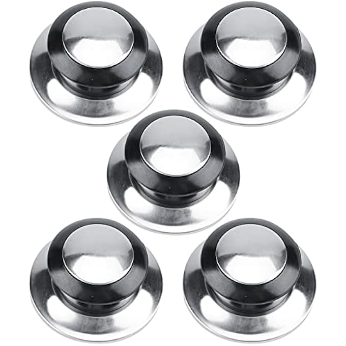 RIZGHWOY 5Pcs Pot Lids Knob Pan Lid Holding Handle Lifting Handle Universal Kitchen Cookware Replacement Knob For Various Cookware Heat Resistant Non Slip For Kitchen - Image 1
