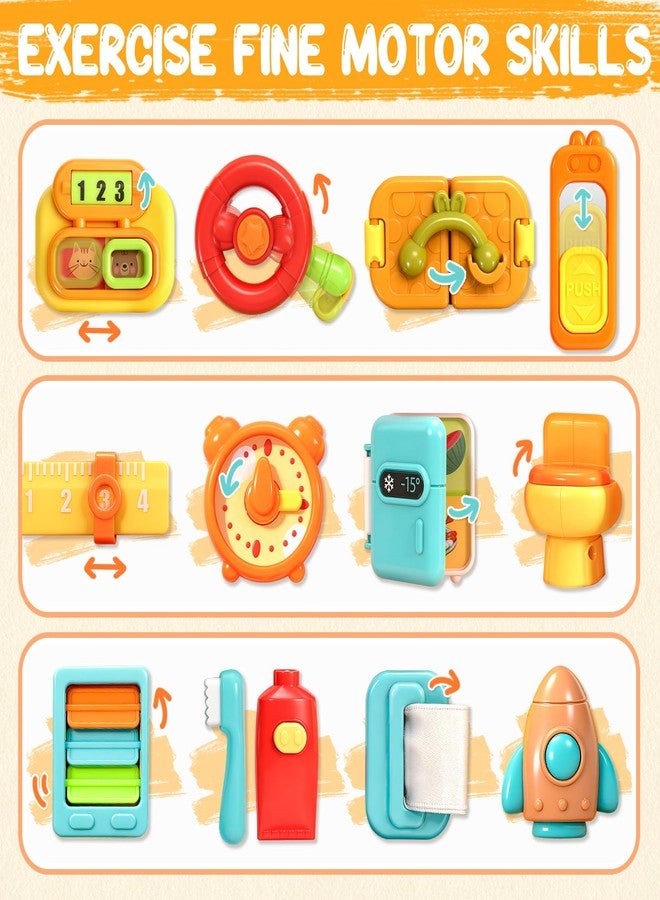 AmiDear Toddler Toys for 1-2 Year Old Girl Boy Gift, Educational Montessori Toys for 1-2Year Old, Busy Board Baby Toys 6-12 Months Age, First Christmas and Birthday Gifts - Image 4