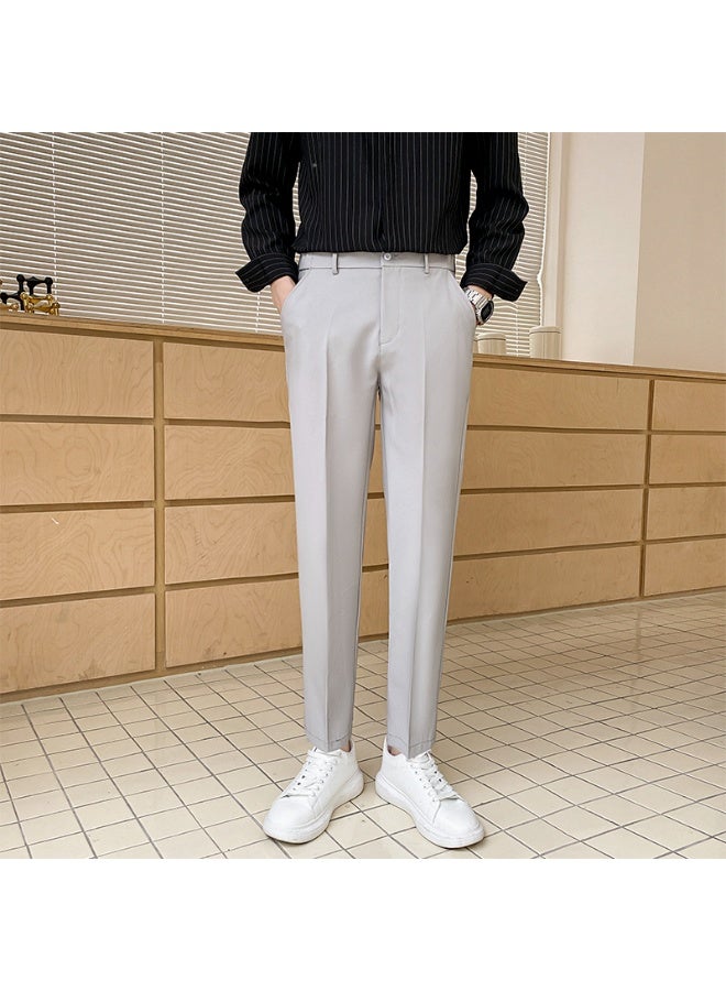 Shougu Men's Fashionable Casual Business Suit Pants  - Image 1