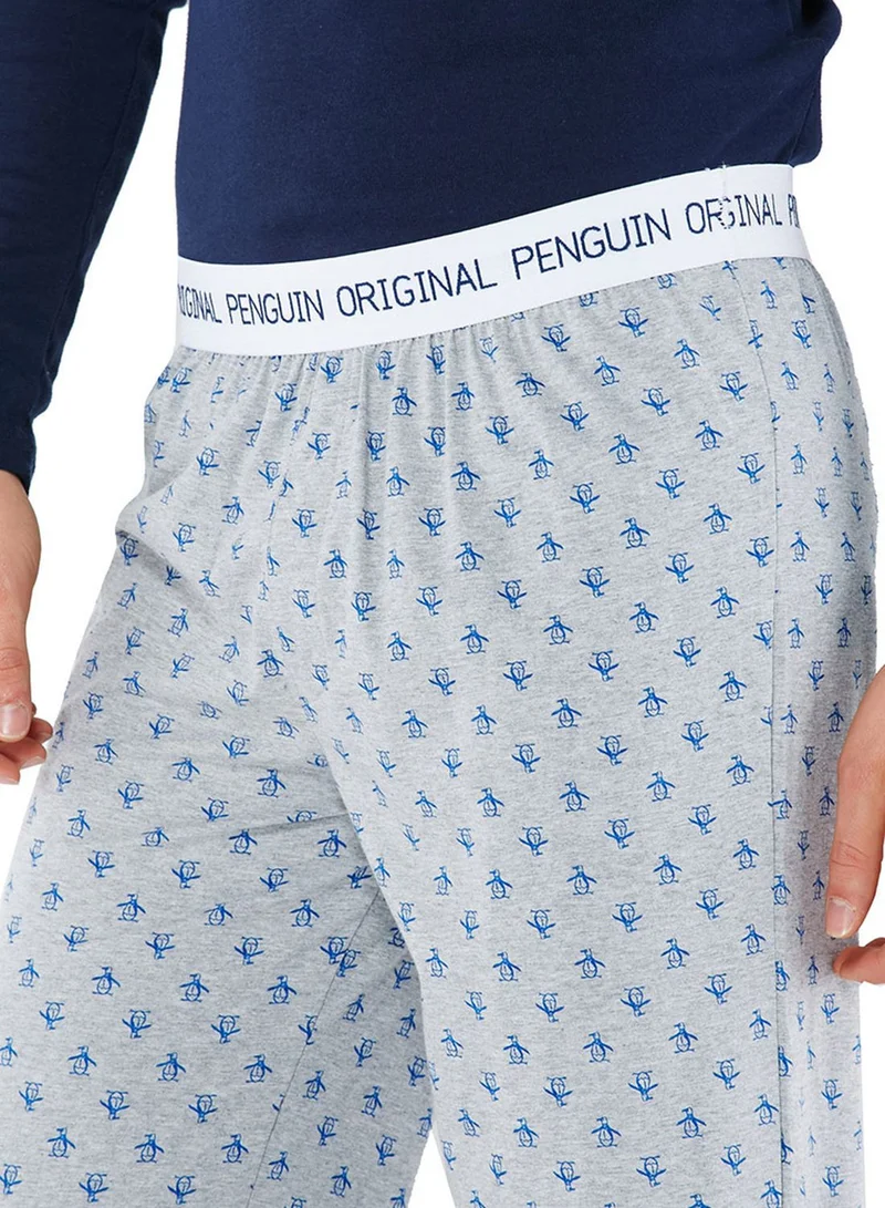 PENGUINE Mens Jersey Lounge Pants