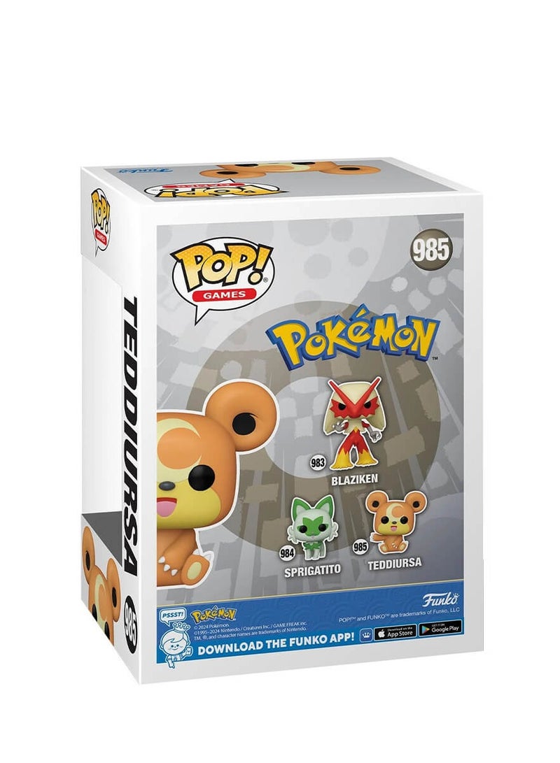 Funko Pop! Games: Nintendo - Pokemon - Teddiursa - Image 3
