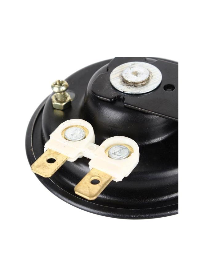 Loquat 12V 1.5A Super Loud 105dB Scooter Moped Dirt Bike ATV Black Basin Motorcycle Air Horn 70mm A24 Auto Car Vehicle Horn - Image 2