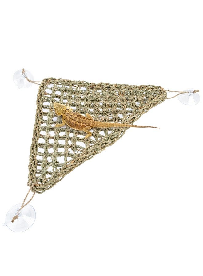 Niteangel Bearded Dragon Hammock Reptile Lounger for Chameleon, Lizards, Gecko, Snakes, Lguana Reptiles, Geckos (Triangle 17'' x 12.5'') - Image 1