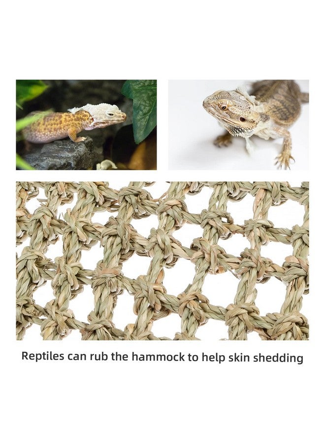 Niteangel Bearded Dragon Hammock Reptile Lounger for Chameleon, Lizards, Gecko, Snakes, Lguana Reptiles, Geckos (Triangle 17'' x 12.5'') - Image 4