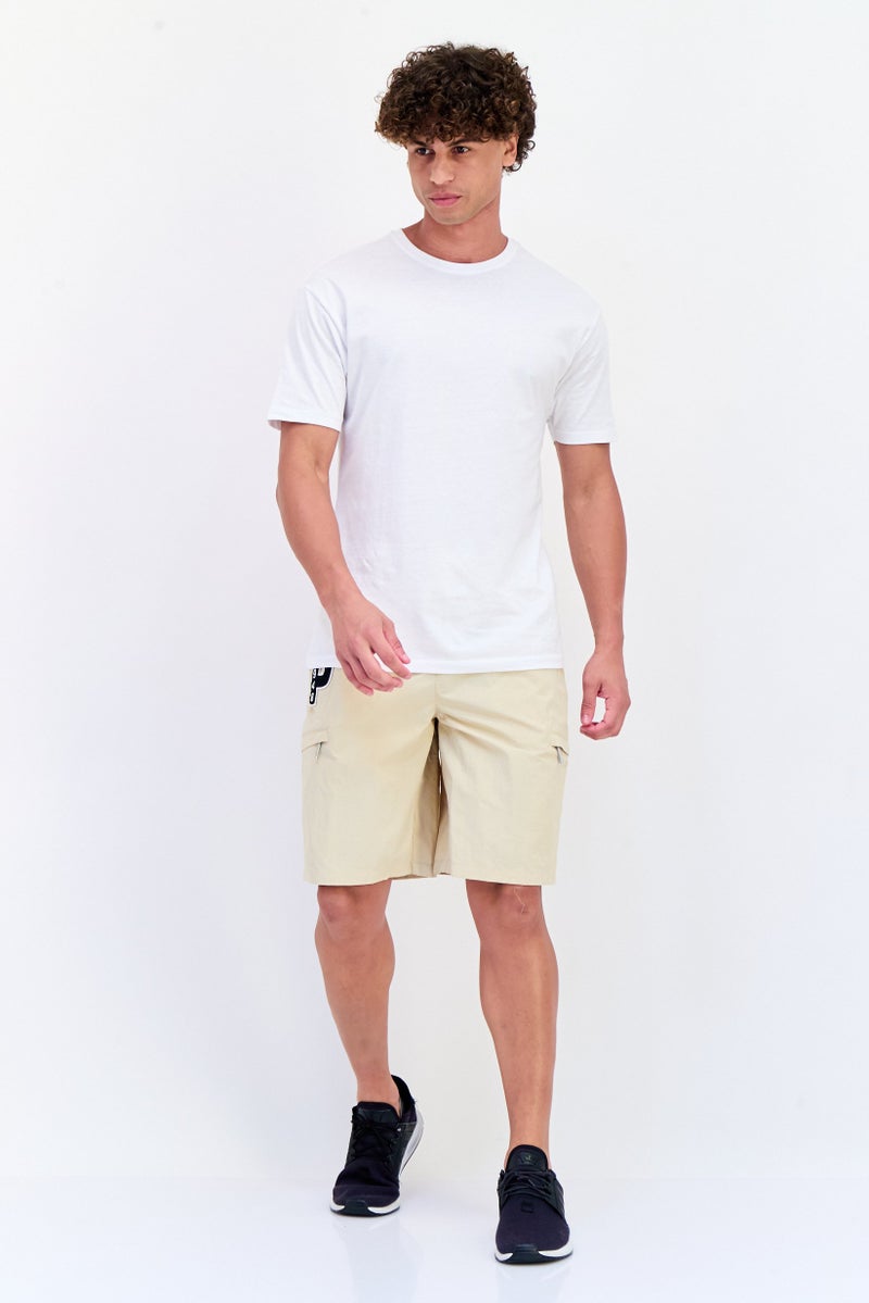 PUMA شورتات رياضية خارجية للرجال من بومة، بيج - Image 4