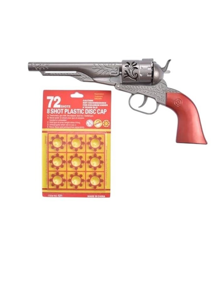 Generic - Cowboy Full Metal Tartan Toy Gun, Large Size , with Tartern Bullets - Image 1