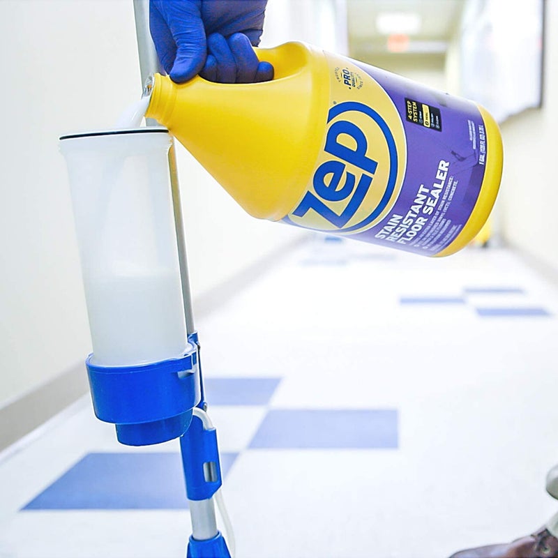 Zep Stain Resistant Floor Sealer  1 Gallon  ZUFSLR128  Durable Long Lasting Seal Pack of 2 - Image 4