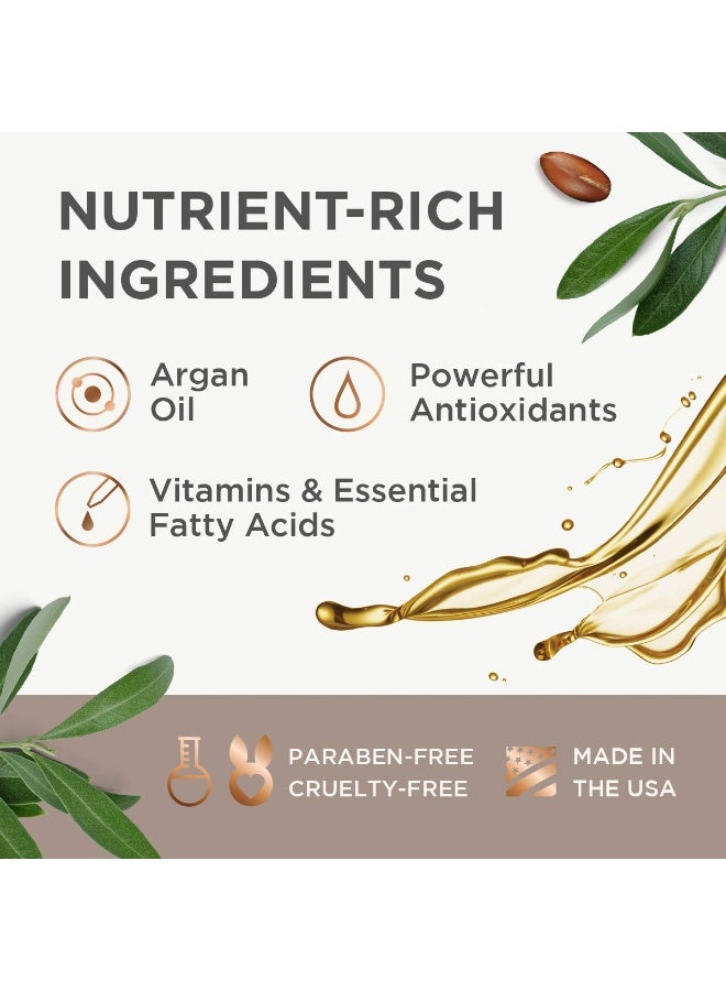 Argan Magic Intensive Hair Oil - Restores Manageability and Elasticity | Adds Shine and Gloss | Controls Frizz | Made in USA, Paraben Free, Cruelty Free (4 oz) - Image 2