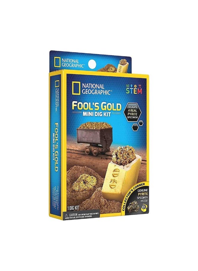 NATIONAL GEOGRAPHIC طقم حفر الذهب المزيف المصغر - Image 1