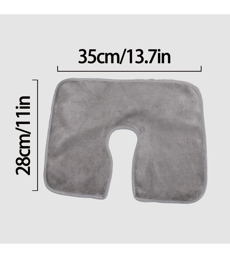 Blue U Shaped Pillow Covers 4 Pack 13.78 X 11.02 Inch for Office Travel Home - Image 3