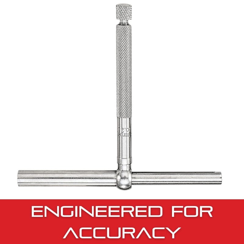 Starrett Telescoping Gage with One Arm - Ideal for Determining True Size of Holes, Slots and Recesses - 2-1/8" - 3-1/2" Range, 2-3/8" Handle Length - 229D - Image 4